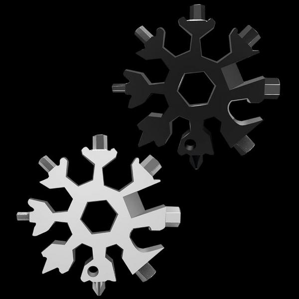 다기능 눈꽃 멀티공구 렌치 드라이버 오프너 멀티 비상용 수공구 캠핑 등산