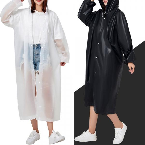 EVA 패션 레인코트 다회용 남녀공용 우비 비옷 등산 캠핑 낚시 배달 다용도