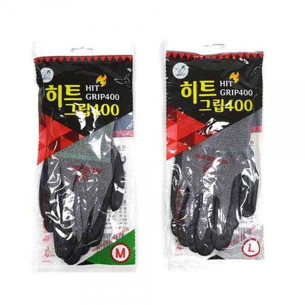 히트그립 다기능 NBR 논슬립 장갑 작업장갑 등산 캠핑 다용도 미끄럼방지 NBR에어폼 코팅 장갑