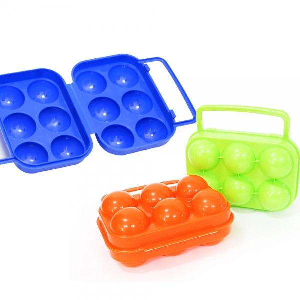 휴대용 에그홀더 6구 계란케이스 캠핑 등산 여행 계란 달걀 보관 케이스