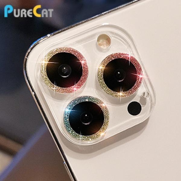 퓨어캣 글리터 카메라렌즈 강화유리필름-1매 [iPhone15 Pro-6.1/iPhone15 Pro MAX-6.7] 15 프로-6.1/15 프로맥스-6.7