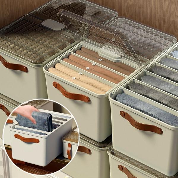 ETN 고급형 탑캡 파티션 의류 속옷 양말 스토리지 다용도  수납함 보관함