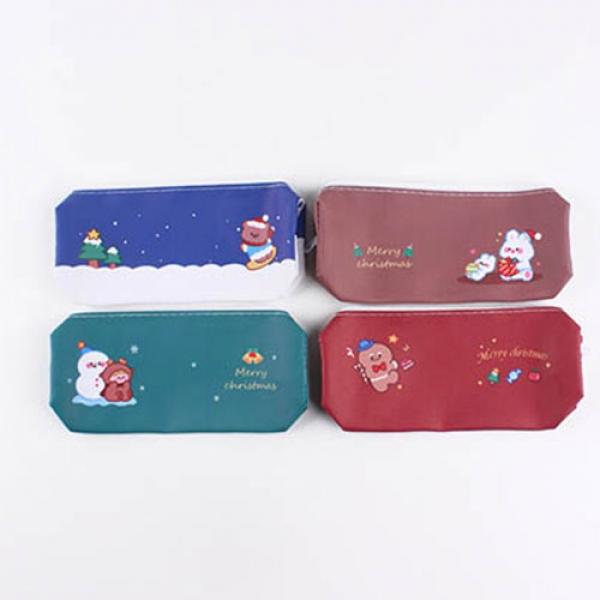 128A,E11] 1500 크리스마스 스페셜 봉제필통 (12개세트)