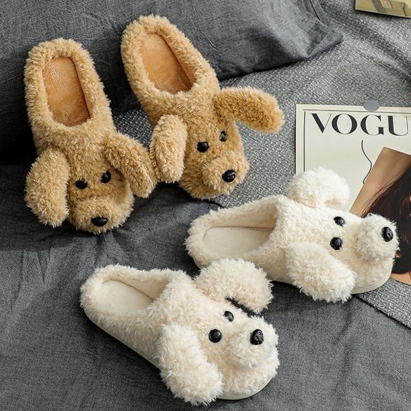 털실내화 겨울 거실 여성 실내화 사무실 슬리퍼