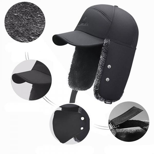 방한모자 겨울 귀달이 털 모자 방한모