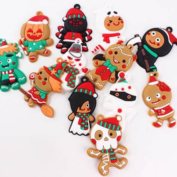 137C] 1500 할로윈&크리스마스 맛있는 쿠키 장식 (12개세트)