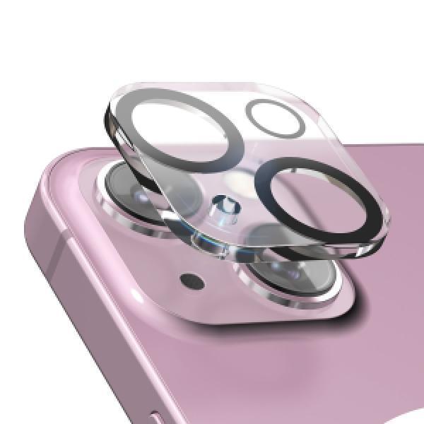 15/15 플러스 (iphone15/15plus) 카메라 렌즈 강화유리 보호필름(2매)