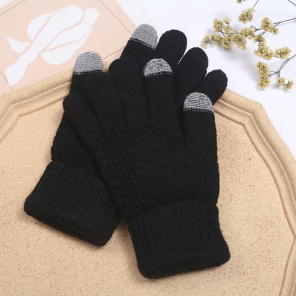 겨울용 방한 스마트 터치 장갑(블랙)