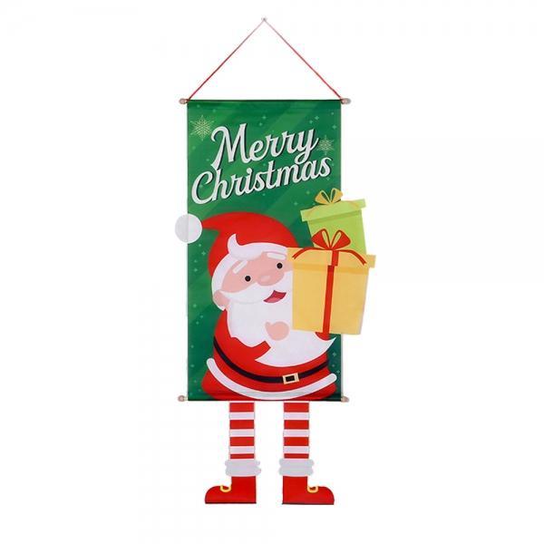 크리스마스 가랜드 벽걸이 장식 그린산타