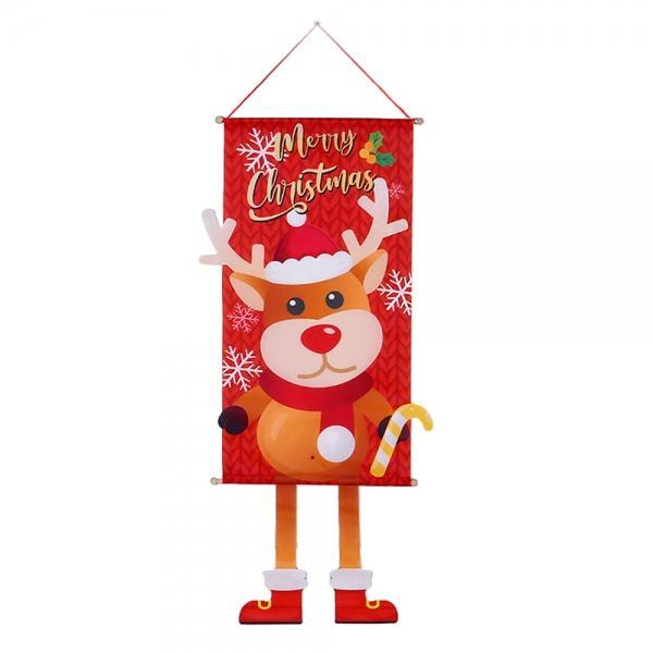 크리스마스 가랜드 벽걸이 장식 레드루돌프