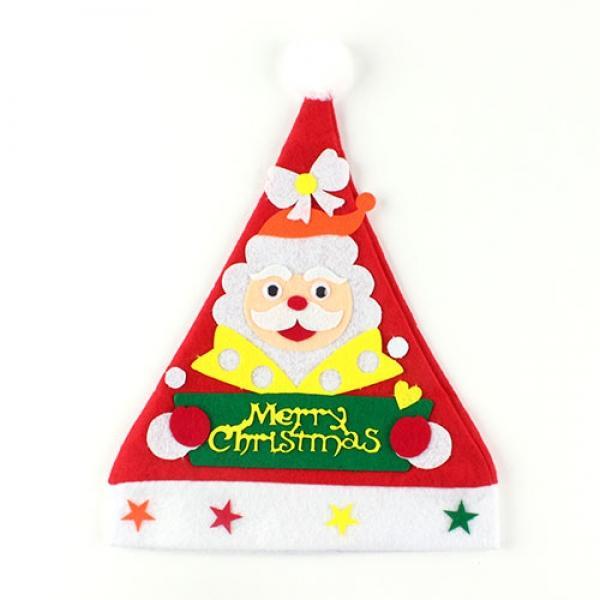 125A] 1500 크리스마스 산타모자 만들기 diy 세트 (12개세트)