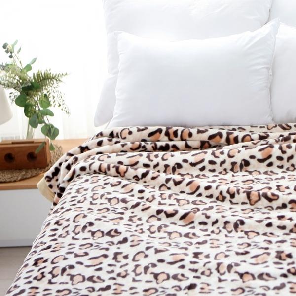 레오파드 겨울 밍크담요 150x200