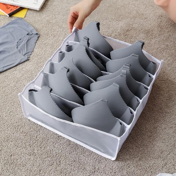 리빙114 심플 매쉬브라수납함 6칸