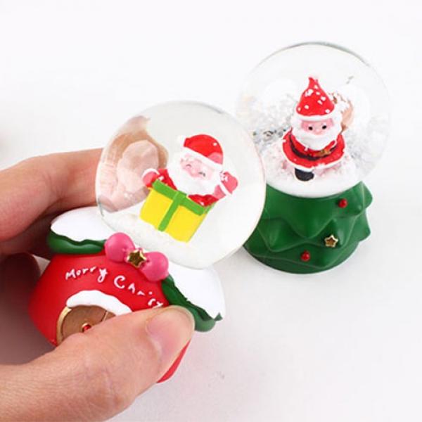 130B] 6000 크리스마스 산타가 사는 곳 워터볼 (4개세트)