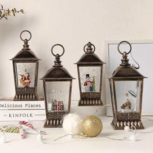 22004 겨울 랜턴 워터볼 오르골 4type