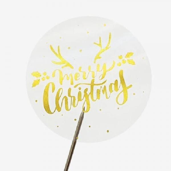 선물 포장 다꾸 데코 메리크리스마스 성탄절 스티커 C