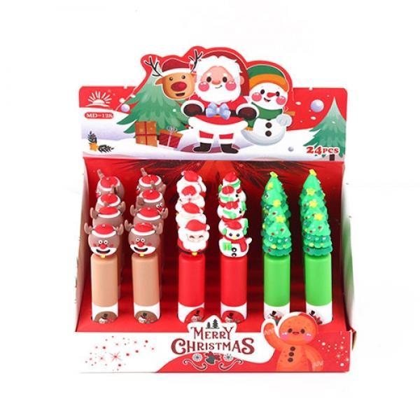 125A] 1500 크리스마스 막대 형광펜 (24개세트)