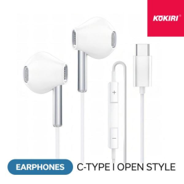 [코끼리]오픈형 C타입 유선 이어폰