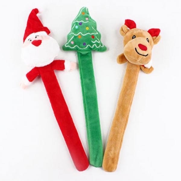 133B] 5000 크리스마스 봉제인형 원터치 팔찌 (6개세트)