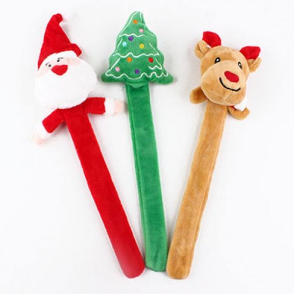 133B] 5000 크리스마스 봉제인형 원터치 팔찌 (6개세트)