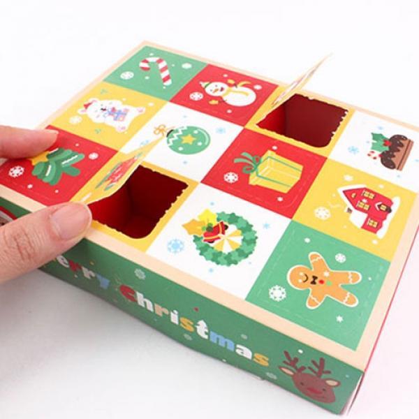 133C] 1000 크리스마스 네모네모 사각 포장 상자 (5개세트)