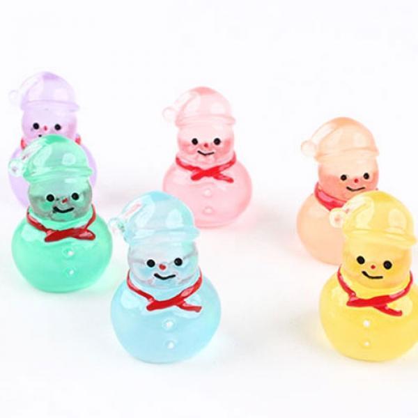 133B] 500 크리스마스 사실은 야광 눈사람 (12개세트)