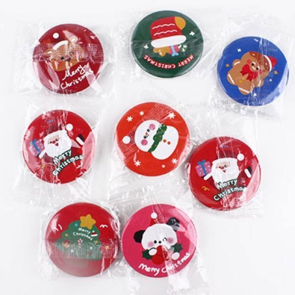 136A] 300 크리스마스 동글 뱃지 (16개세트)