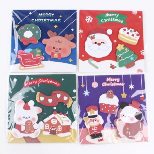 135A] 700 크리스마스 미니 모양 떡메 (12개세트)