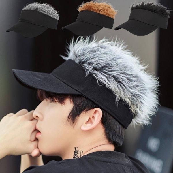 모발캡모자 골프모자 가발 썬캡 남자 여름 겨울 패션 선바이저