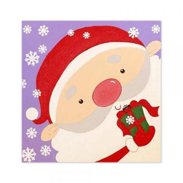 유니아트 DIY 크리스마스 산타 유화 그리기 보드세트