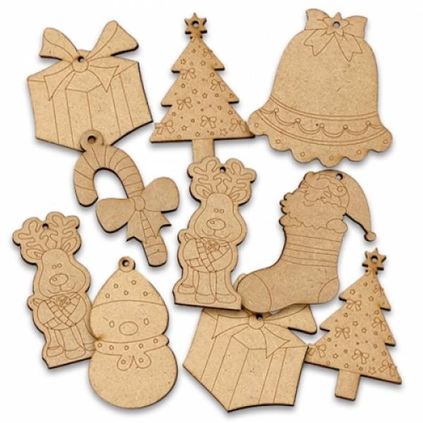 크리스마스 팬던트- 10개혼합