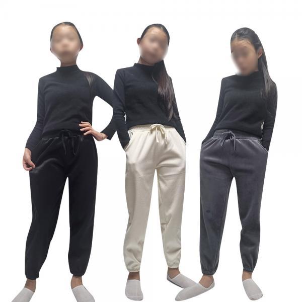 아동 주니어 골덴 포켓 기모 조거 팬츠 바지 겨울 무지 벨벳 부드러운원단 스판 여자 밴딩 배기 일자핏