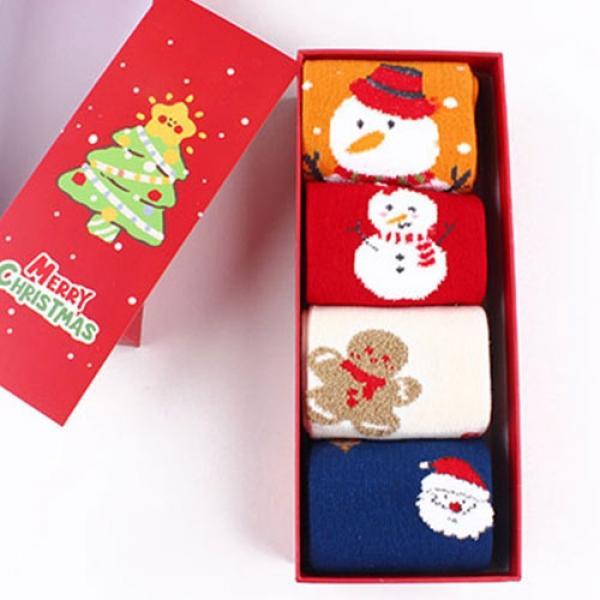 126A] 20000 크리스마스 캐릭터 니삭스 (4p) 1개