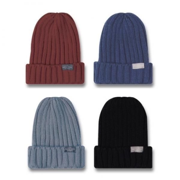 베이직 니트 모자 남녀공용 프리사이즈 방한모자