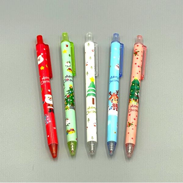 크리스마스 문구 선물용 볼펜(색상랜덤)