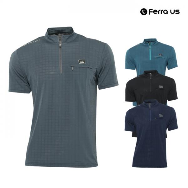 페라어스 남성에어홀 반집업등산반팔셔츠 OCTMO5011M2