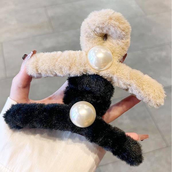 퍼 겨울 꼬임 숱많은머리 헤어집게핀