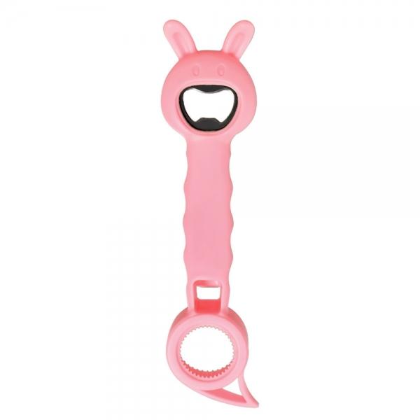 굿리빙 만능 오프너 (핑크) (GON-2600) 유리병 페트병 통조림 맥주병 병따개