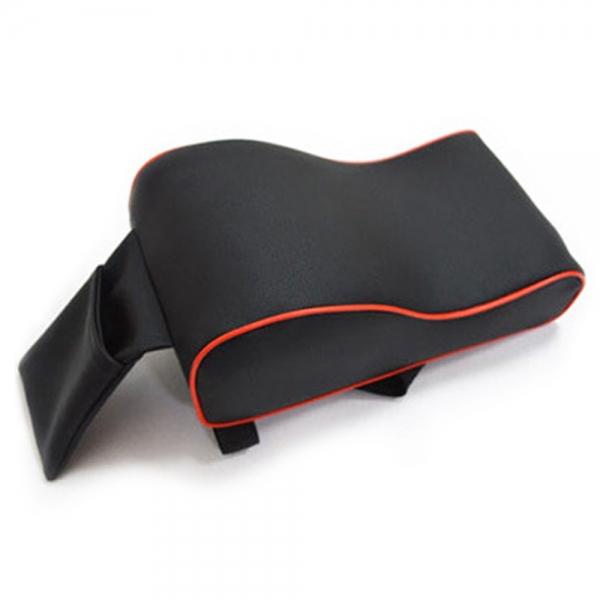 굿리빙 자동차 메모리폼 쿠션 팔걸이 (GMA-P21) (블랙레드) 차량용품