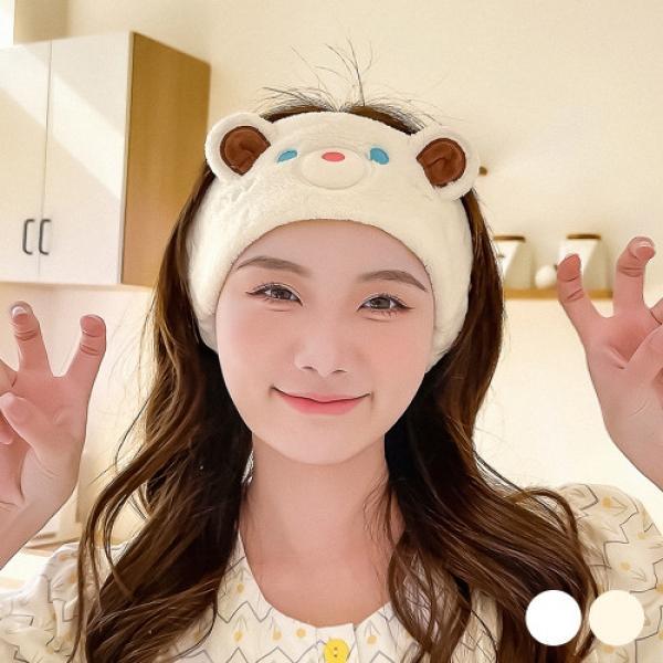 곰돌이 극세사 세안 밴드 URD-380