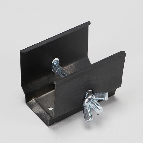 레일부속 레일지지대(블랙)