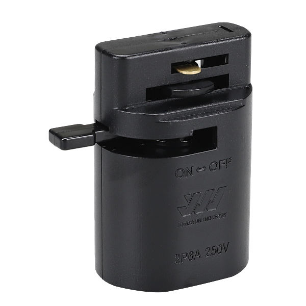 레일부속 플러그 블랙 KC