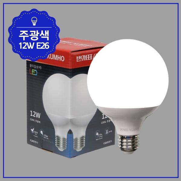 볼구 LED 12W G95 숏타입 ★주광★ KS