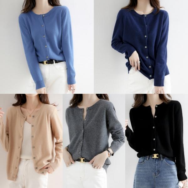 라운드넥 파스텔 여자 가디건 시즌3 교복 학생복.