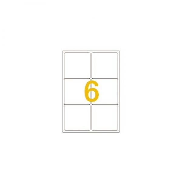 예현전산라벨 3006 소포물류용 6칸 100매