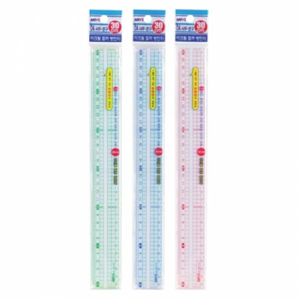 아모스 아크릴 칼라방안자 30CM