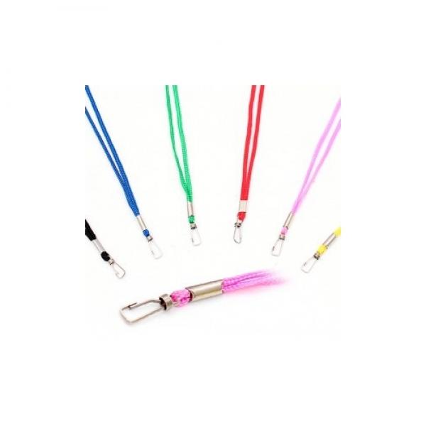 동인명찰한쪽고리줄/검정끈