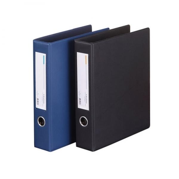 A4 비닐 3공D링바인더 1" 흑색 B648-7 문화산업