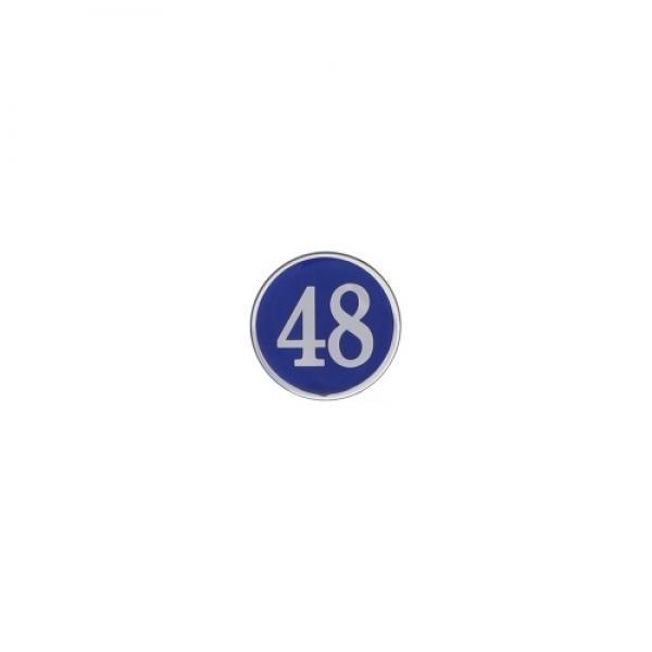 번호판 48 (에폭시/파랑) 48mm 1~100 4841 아트사인