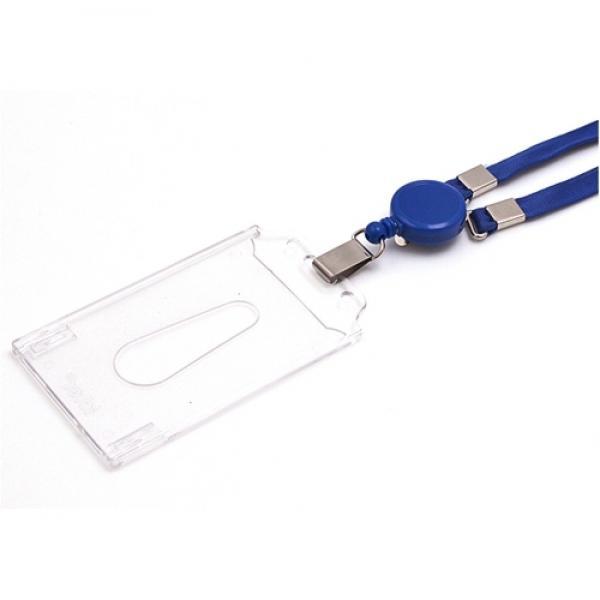 홀더명찰세트 군(세로형) 54*85mm 동인상사 사원증 방문증 출입증